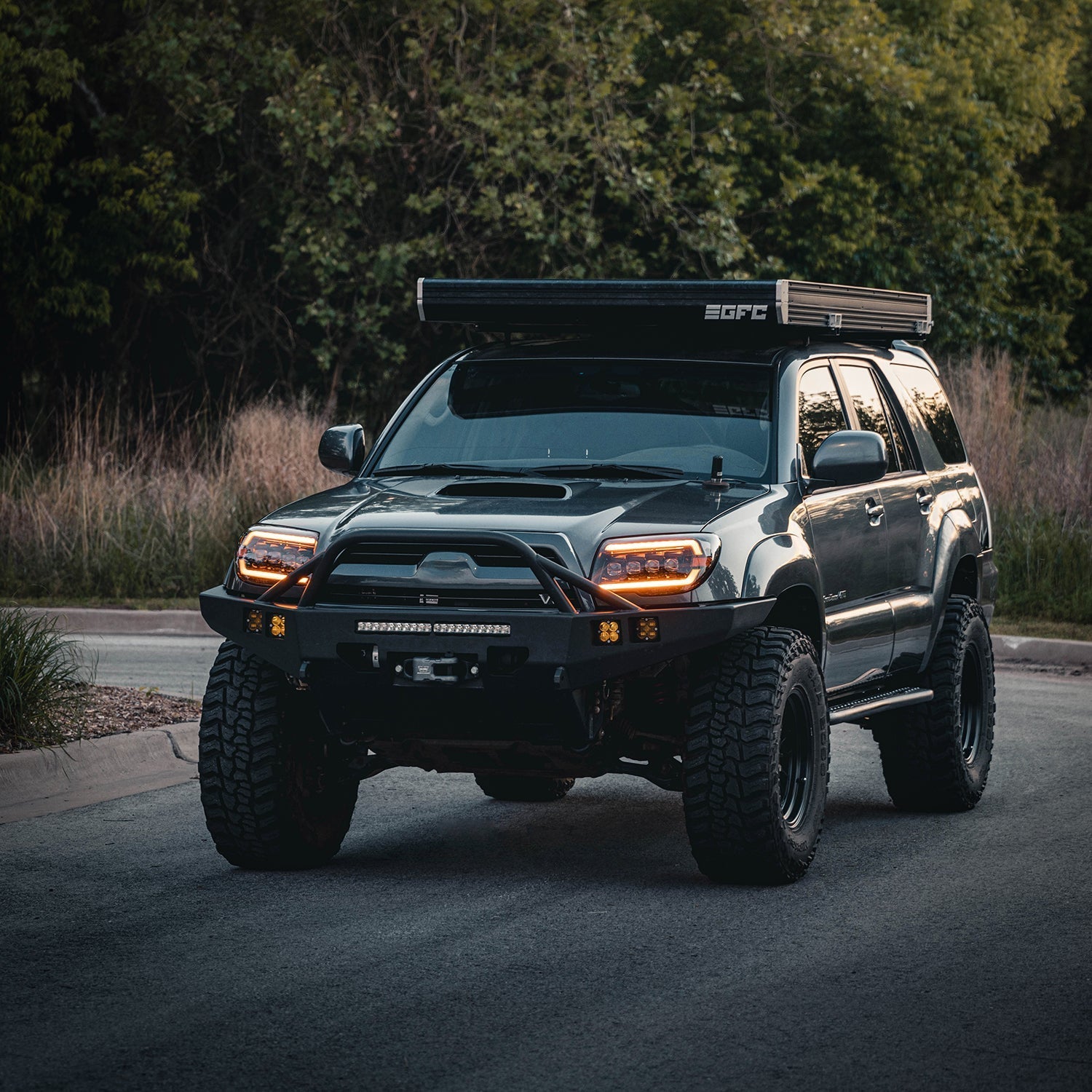 03-09 Toyota 4Runner NOVA-Series LED Projector Headlights Alpha-Black | AlphaRex
