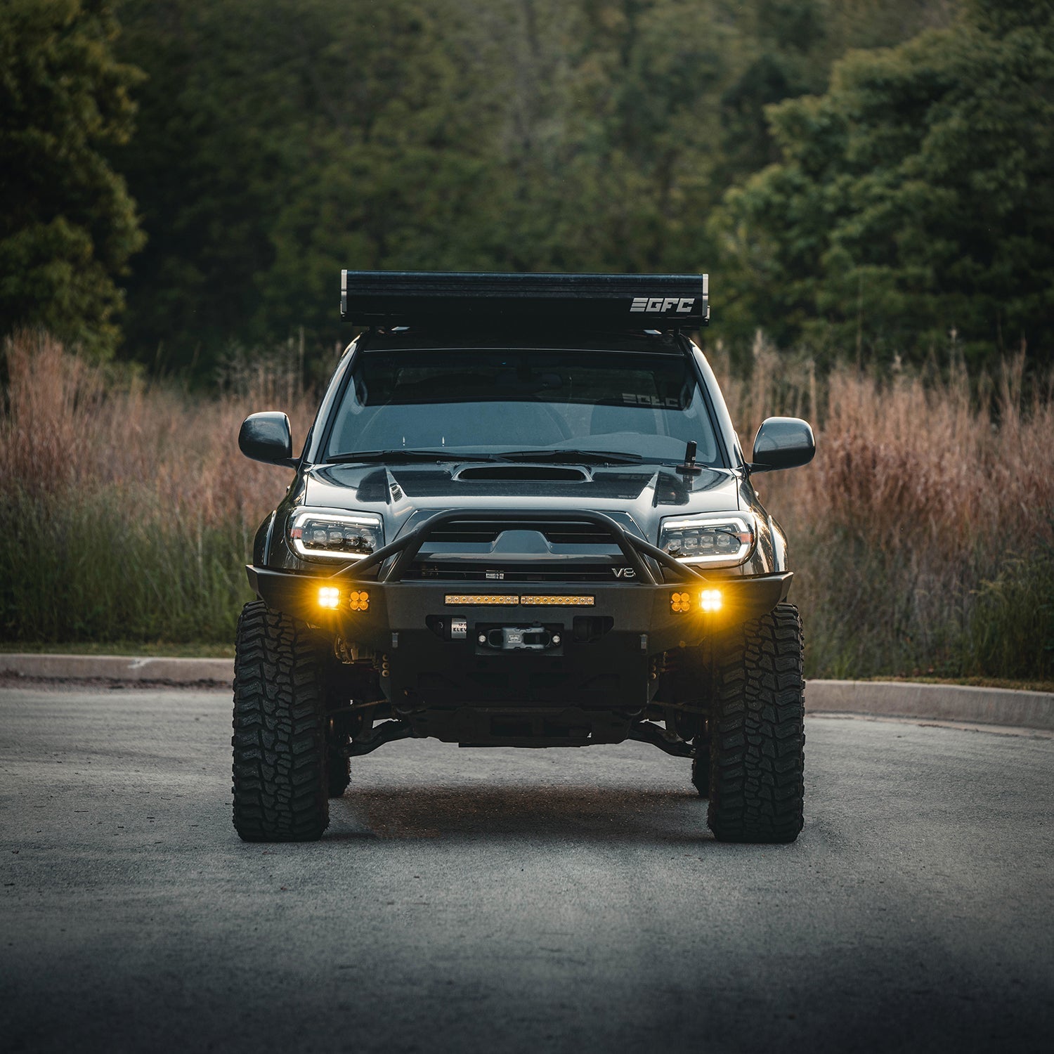 03-09 Toyota 4Runner NOVA-Series LED Projector Headlights Black | AlphaRex