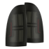 05-15 Toyota Tacoma NOVA-Series Prismatic LED Tail Lights Alpha-Black | AlphaRex