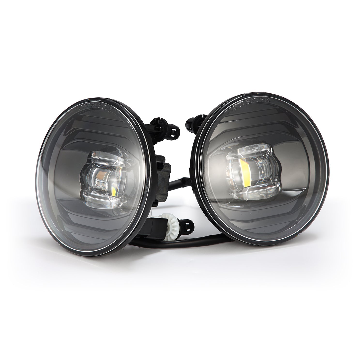 07-13 Chevrolet Avalanche / 07-14 Suburban/Tahoe (With Round Fog Lights) DoubleTap Dual Color LED Projector Fog Lights | AlphaRex