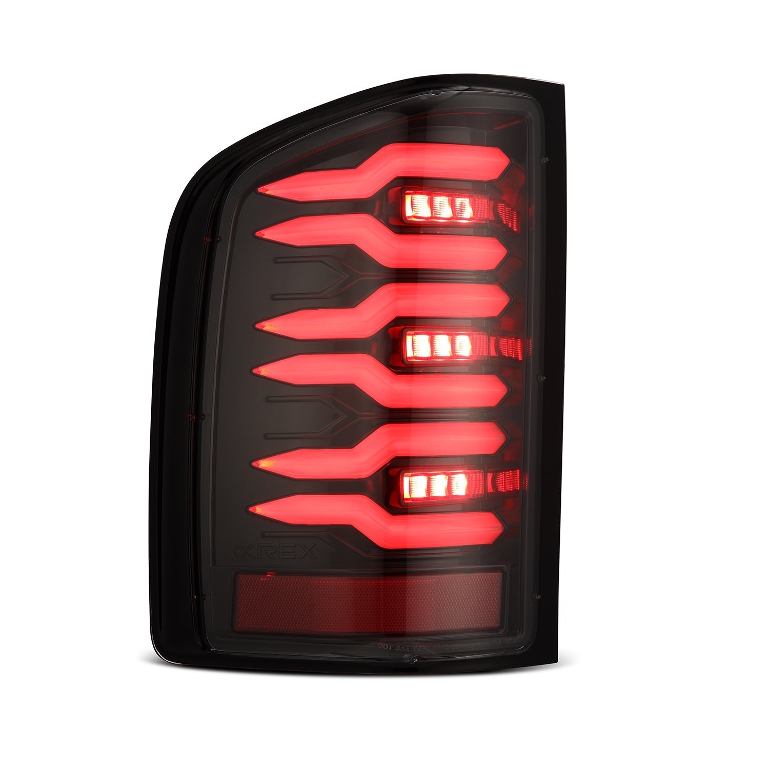 07-13 Chevy Silverado LUXX-Series LED Tail Lights Alpha-Black | AlphaRex