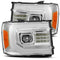 07-13 GMC Sierra PRO-Series Halogen Projector Headlights Chrome | AlphaRex