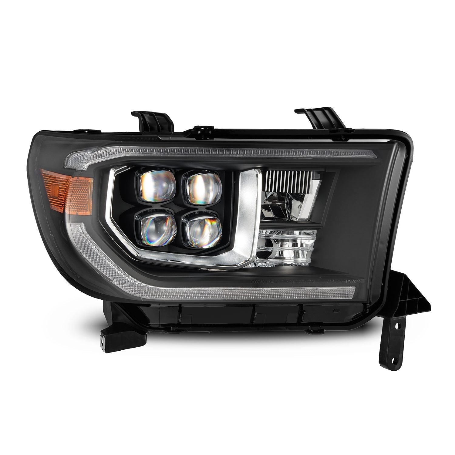 07-13 Toyota Tundra/08-17 Toyota Sequoia MK II NOVA-Series LED Projector Headlights Black (With Level Adjuster) | AlphaRex