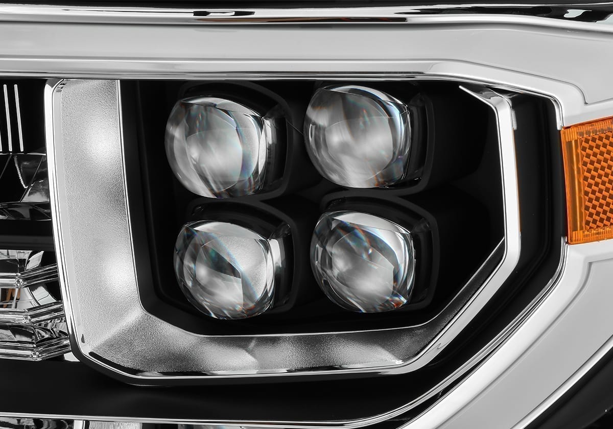 07-13 Toyota Tundra/08-17 Toyota Sequoia NOVA-Series LED Projector Headlights Black (With Level Adjuster) | AlphaRex