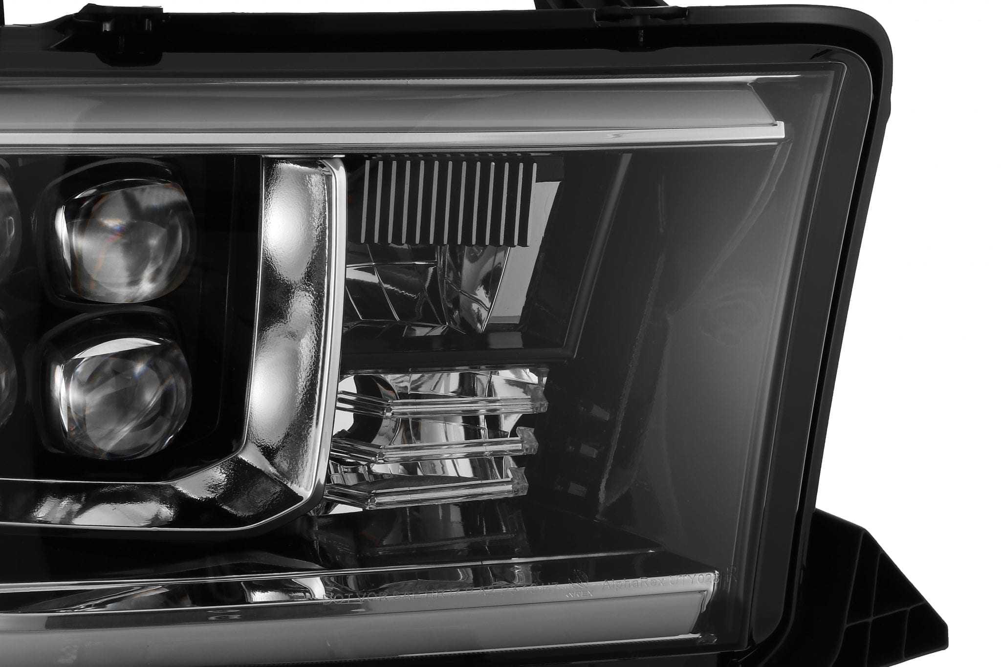 07-13 Toyota Tundra/08-17 Toyota Sequoia NOVA-Series LED Projector Headlights Black (With Level Adjuster) | AlphaRex