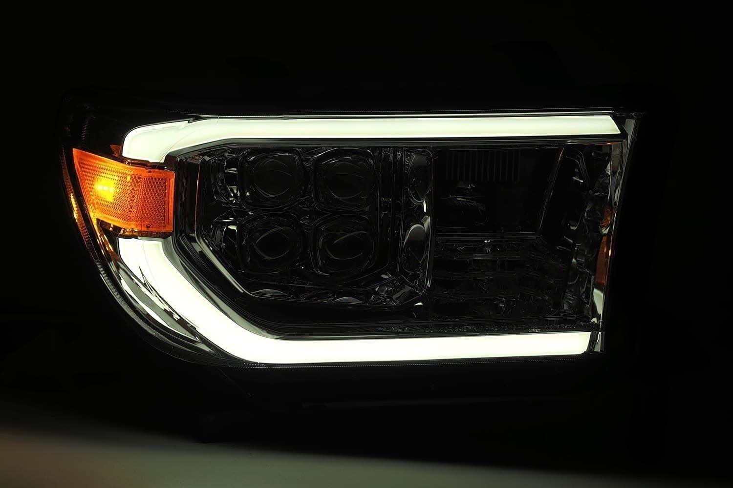 07-13 Toyota Tundra/08-17 Toyota Sequoia NOVA-Series LED Projector Headlights Black (With Level Adjuster) | AlphaRex