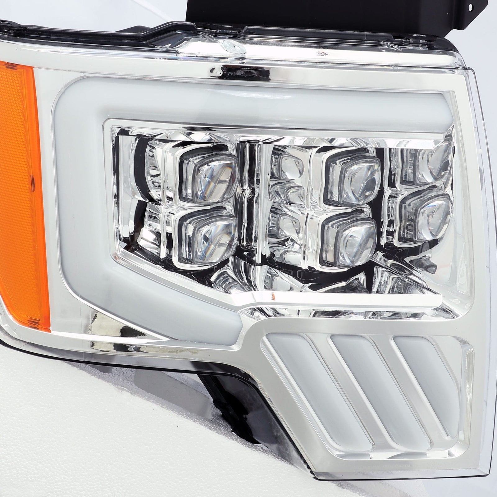 09-14 Ford F150 NOVA-Series LED Projector Headlights Chrome | AlphaRex