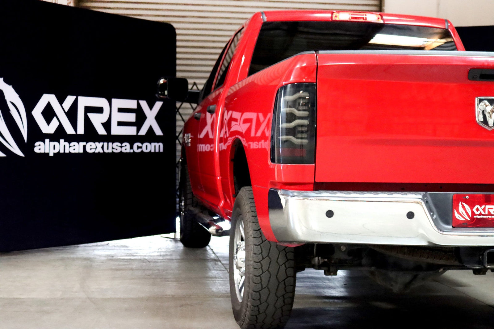 09-18 Ram Truck LUXX-Series LED Tail Lights Black | AlphaRex