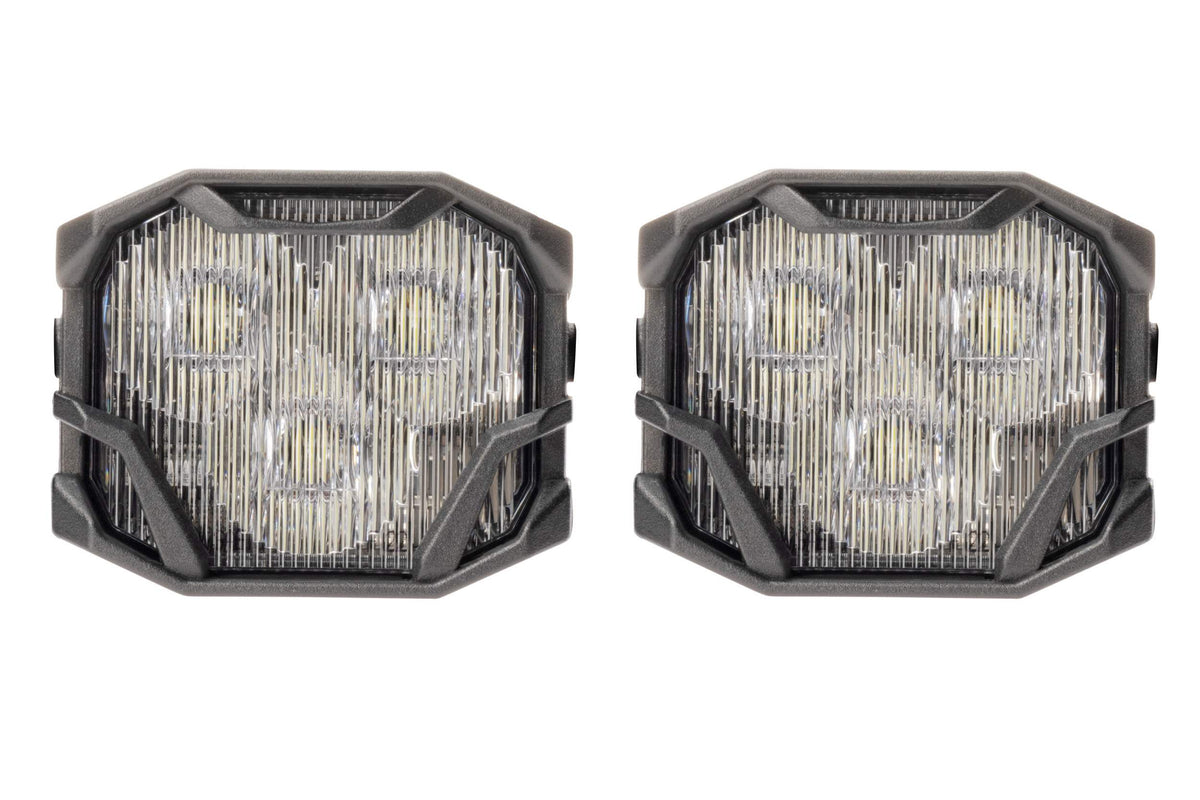Morimoto 4Banger 2.0 HXB LED Pods (SAE Wide / White / Set)