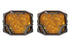 Morimoto 4Banger 2.0 HXB LED Pods (SAE Wide / Yellow / Set)