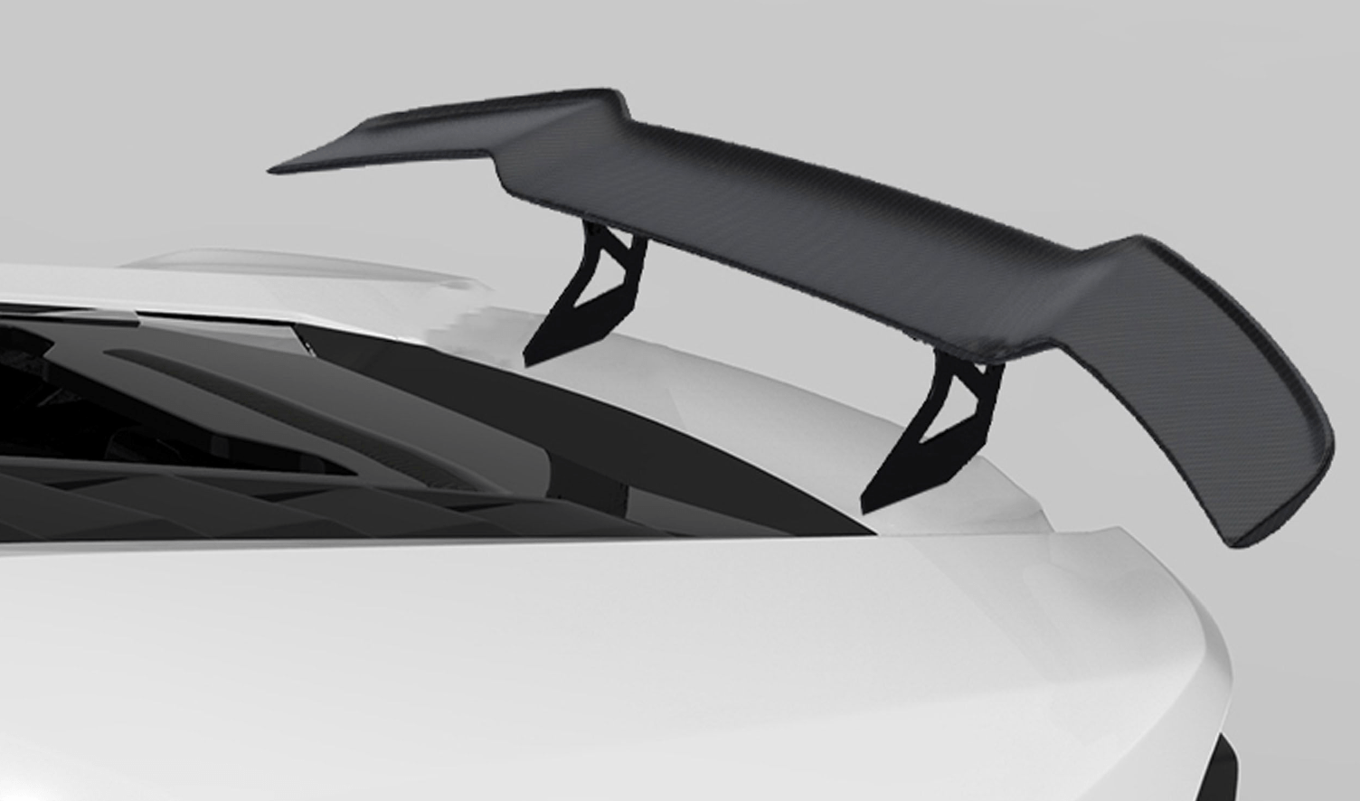 Lamborghini Huracan EVO-Renato Tall V1 Rear Wing, Stands