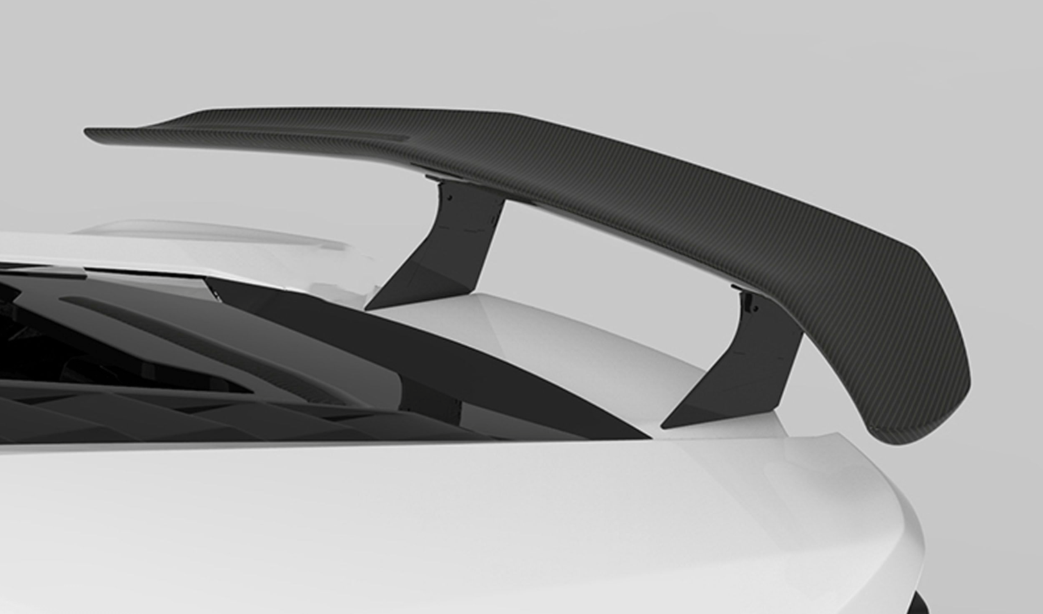 Lamborghini Huracan EVO-Renato V2 Rear Wing, Stands