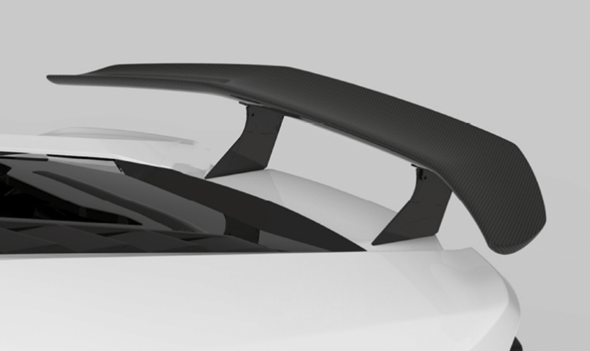 Lamborghini Huracan LP580-Renato V2 Rear Wing, Stands