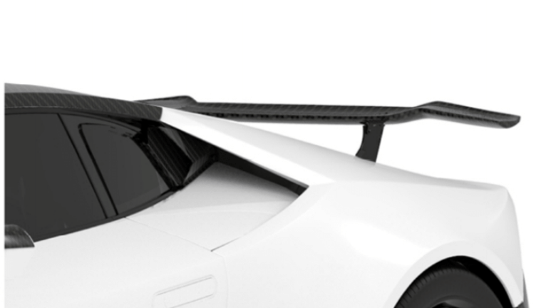 Lamborghini Huracan LP610-Renato Tall V1 Rear Wing, Stands