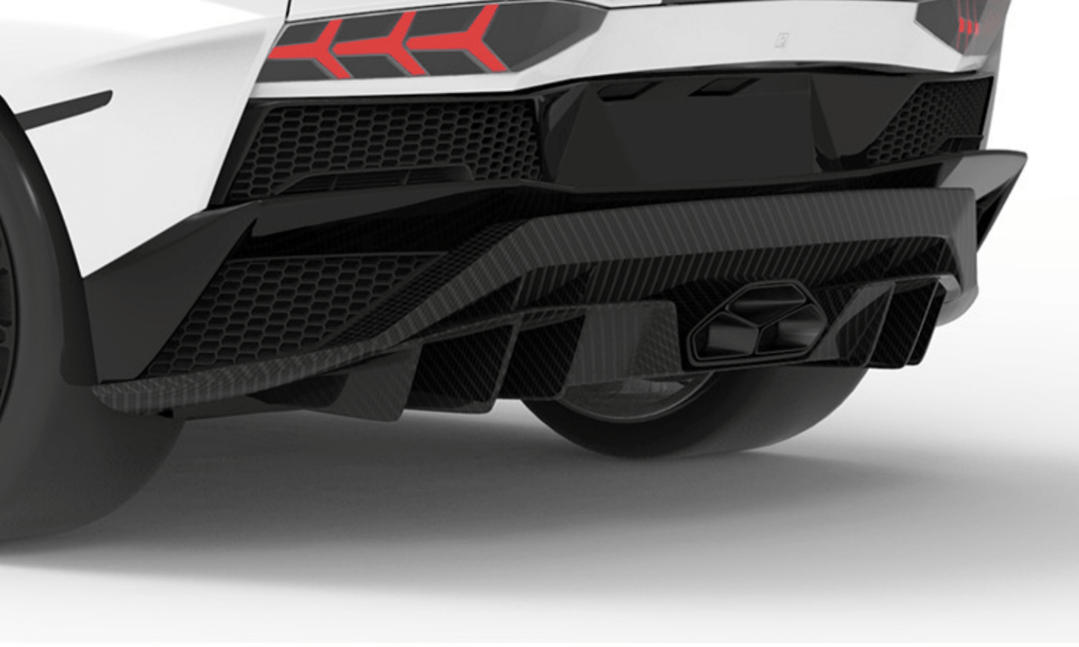 Lamborghini Aventador LP740-Rear Diffuser