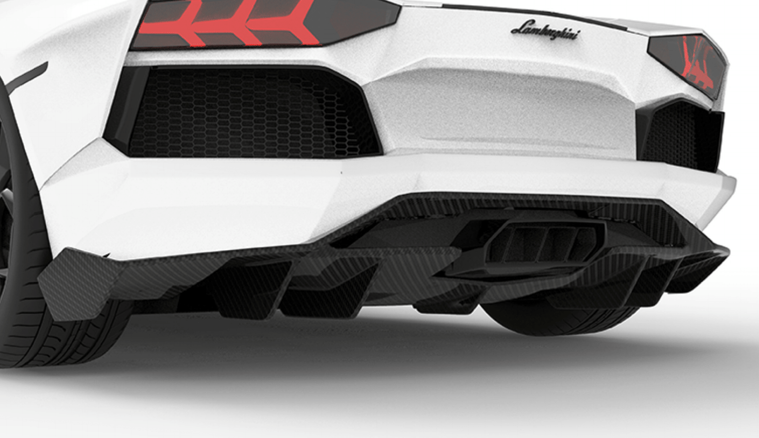 Lamborghini Aventador LP700-Rear Diffuser