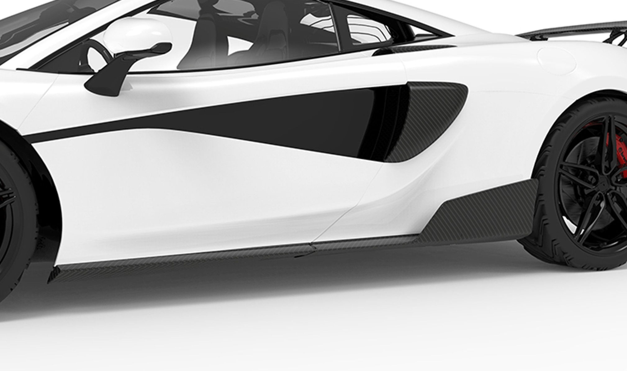 McLaren 570S-Side Skirts (4pc kit)