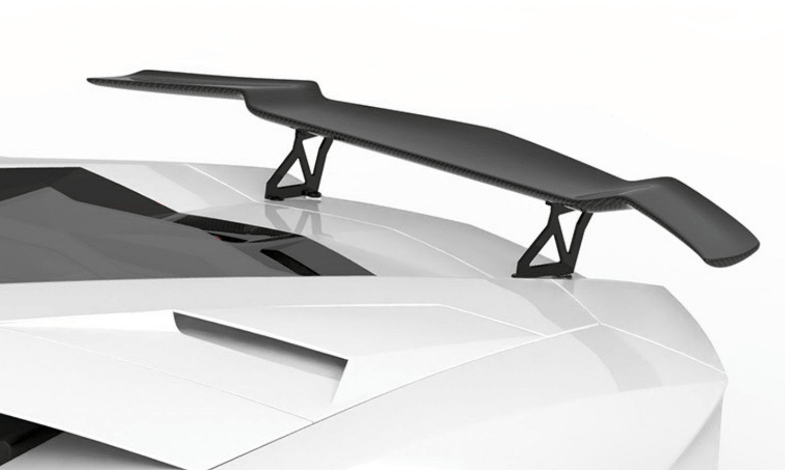 Lamborghini Aventador LP740-Rear Wing, Stands and Carbon Base