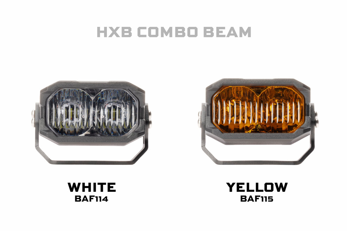 Morimoto 2Banger HXB LED Pods (Combo / White / Set)