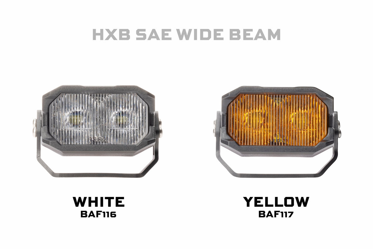 Morimoto 2Banger NCS LED Pods (SAE Wide / White / Set)