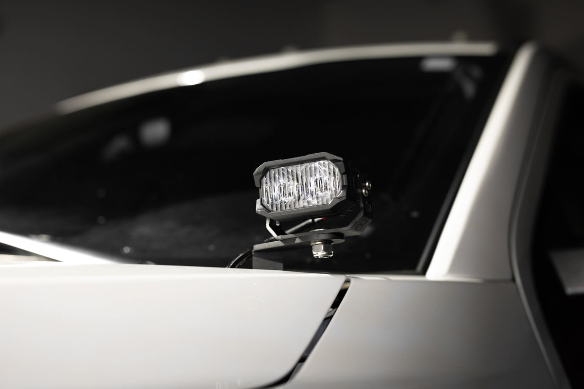 Morimoto 2Banger Ditch Light Kit: 17-22 Super Duty (NCS Yellow Spot Beam)