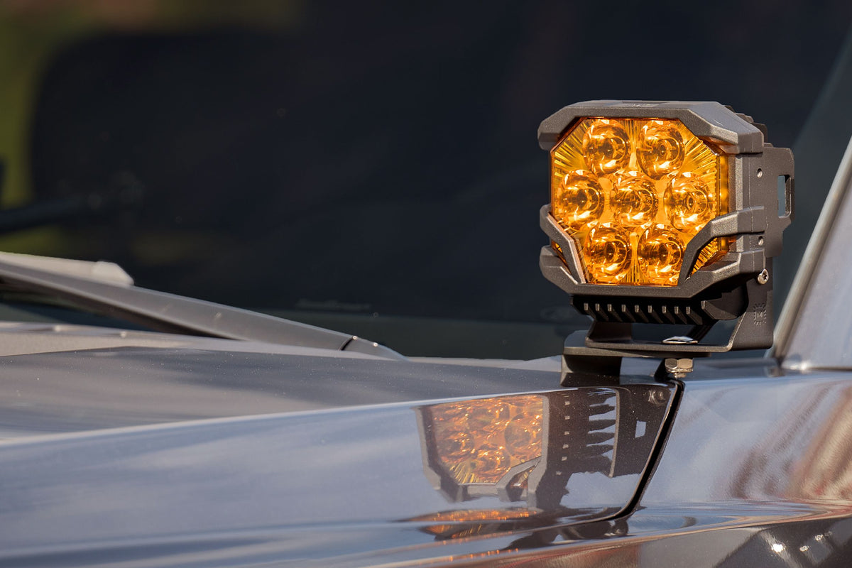 Morimoto BigBanger Ditch Light Kit: Gladiator JT (HXB White Combo Beam)