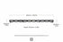 10-Pod 40" 2Banger Bar: NCS / White/Yellow