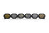 6-Pod 43" BigBanger Bar: HXB / White/Yellow