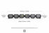 6-Pod 43" BigBanger Bar: HXB / White/Yellow