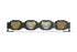 4-Pod 16.5" 4Banger Bar: HXB / White/Yellow