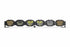 6-Pod 24.5" 4Banger Bar: HXB / White/Yellow