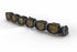 6-Pod 24.5" 4Banger Bar: NCS / Yellow