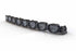 8-Pod 32.5" 4Banger Bar: HXB / White