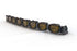 8-Pod 32.5" 4Banger Bar: HXB / Yellow