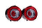XB LED Tail Lights: Corvette C6 (05-13 / Red Lens / Set)