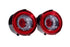 XB LED Tail Lights: Corvette C6 (05-13 / Red Lens / Set)