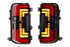 XB LED Tail Lights: Ford Bronco (21+ / Red Lens / Set)
