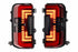 XB LED Tail Lights: Ford Bronco (21+ / Red Lens / Set)