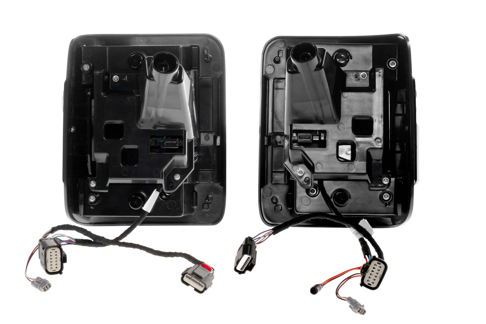 XB LED Tail Lights: Jeep Wrangler JL (18+ / Red Lens / Set)