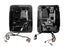 XB LED Tail Lights: Jeep Wrangler JL (18+ / Red Lens / Set)