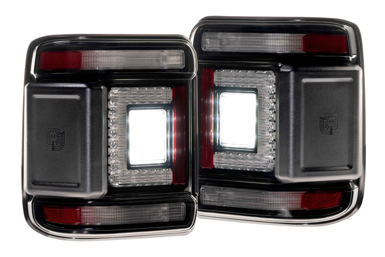 XB LED Tail Lights: Jeep Wrangler JL (18+ / Smoked Lens / Set)