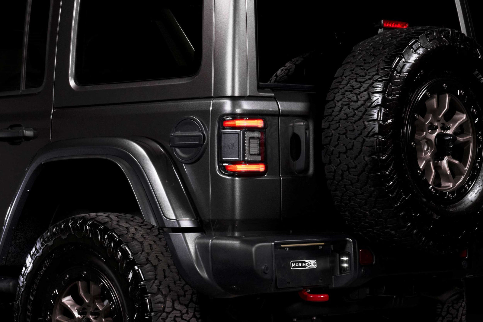 XB LED Tail Lights: Jeep Wrangler JL (18+ / Smoked Lens / Set)