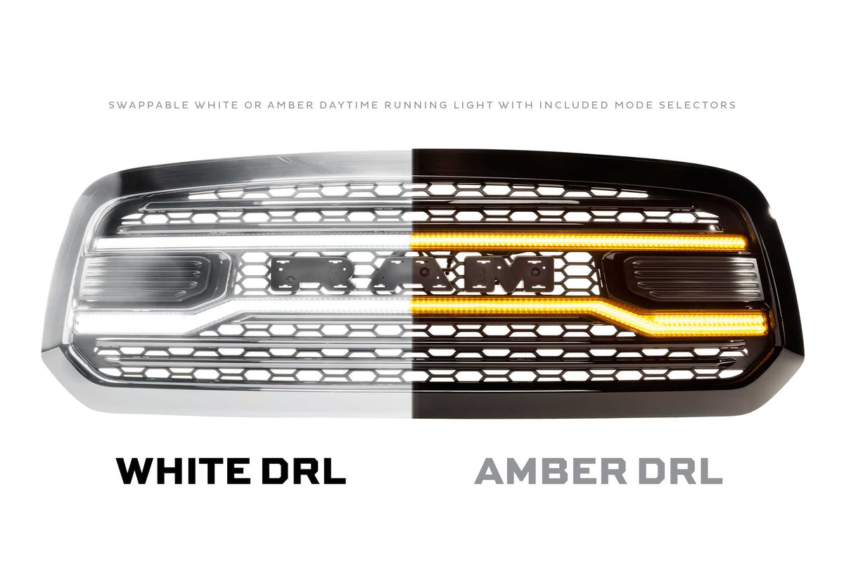 XBG LED Grille: Dodge Ram 1500 (13-18 / Chrome)