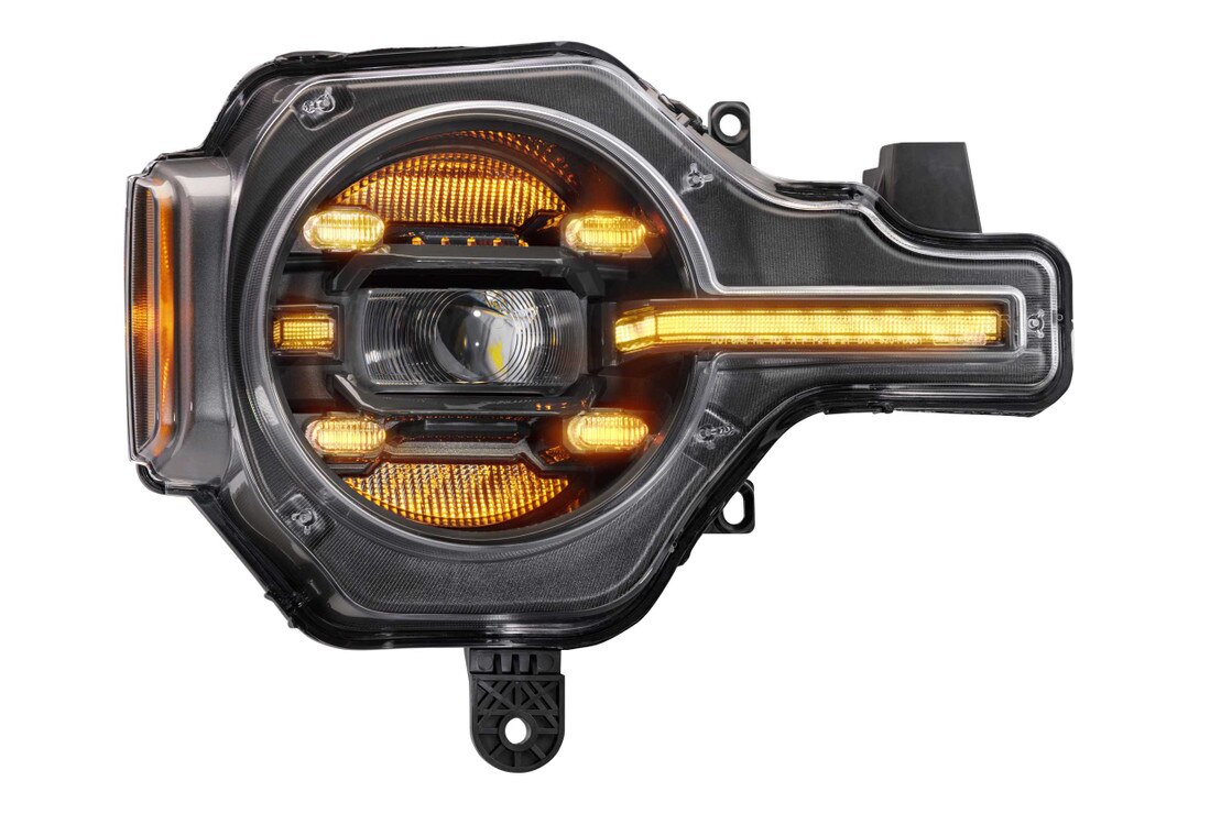 2021-2024 Ford Bronco Morimoto XB Amber LED Headlights - Legends Auto Parts