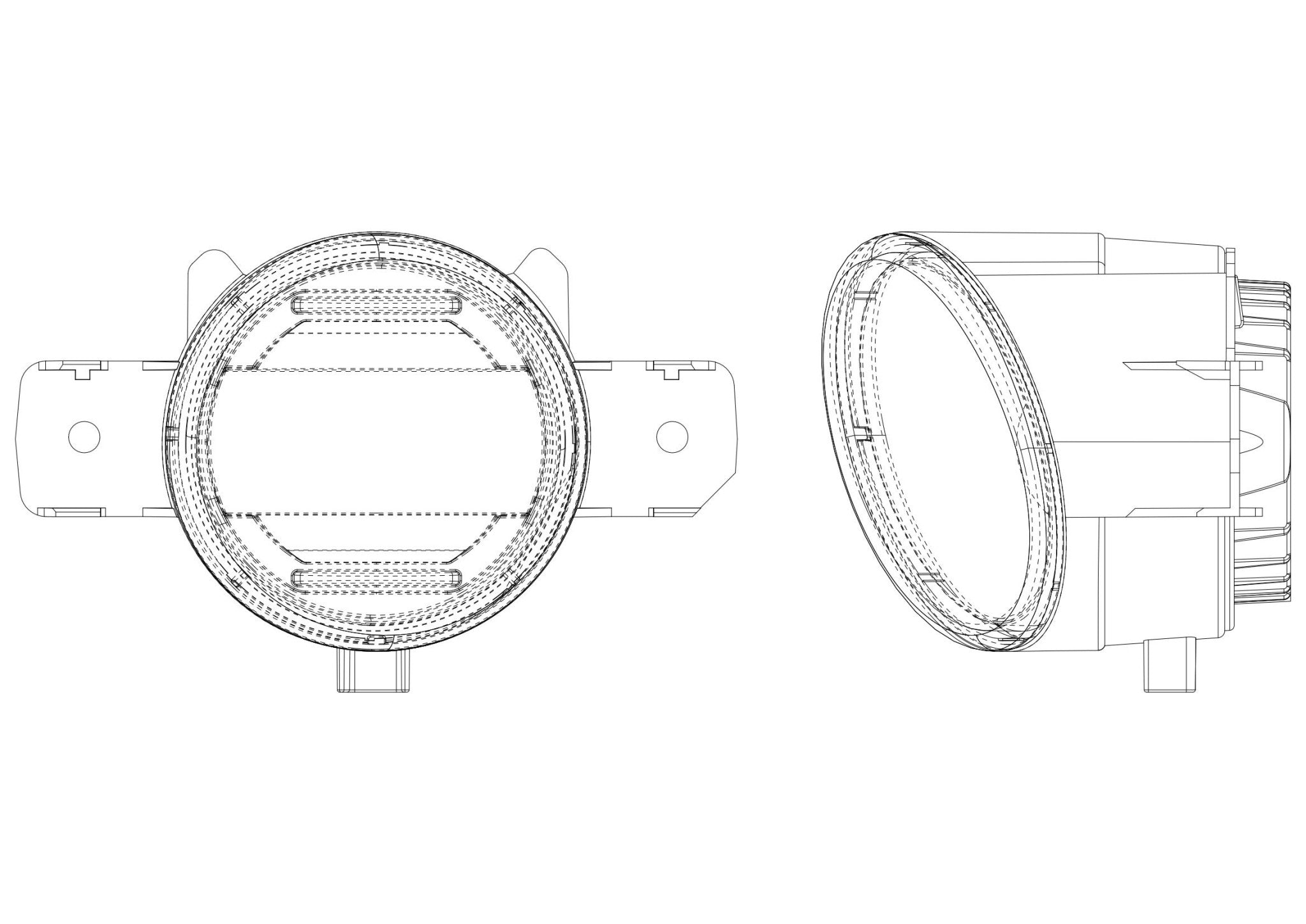 11-15 Ford Explorer DoubleTap Dual Color LED Projector Fog Lights | AlphaRex