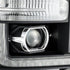 11-16 Ford Super Duty PRO-Series Halogen Projector Headlights Black | AlphaRex