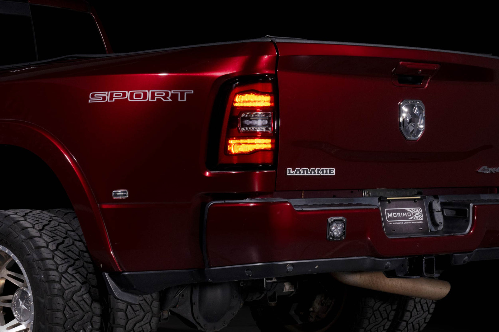 XB LED Tail Lights: Ram HD (19-24 / Red Lens / Set)
