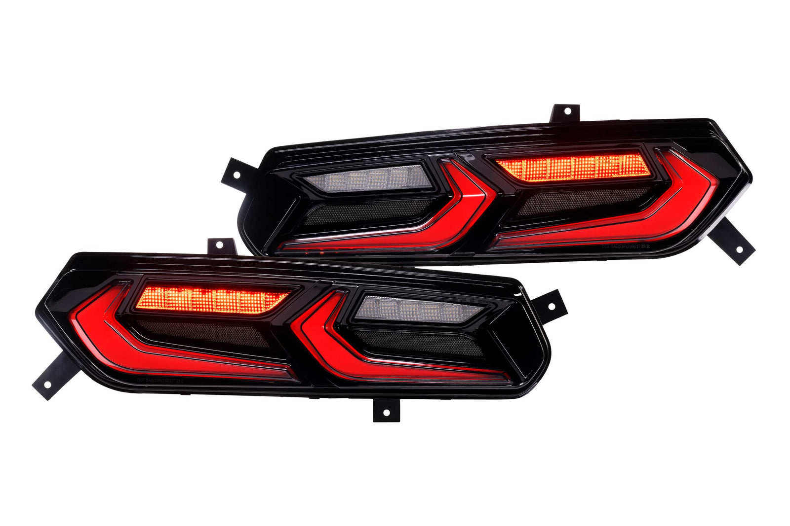 XB LED Tail Lights: Corvette C7 (14-19 / Smoked Lens Facelift / Set)