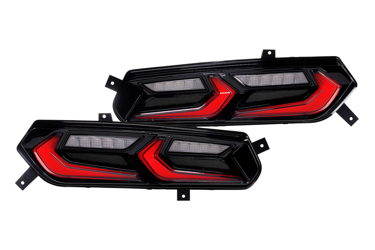 XB LED Tail Lights: Corvette C7 (14-19 / Smoked Lens Facelift / Set)