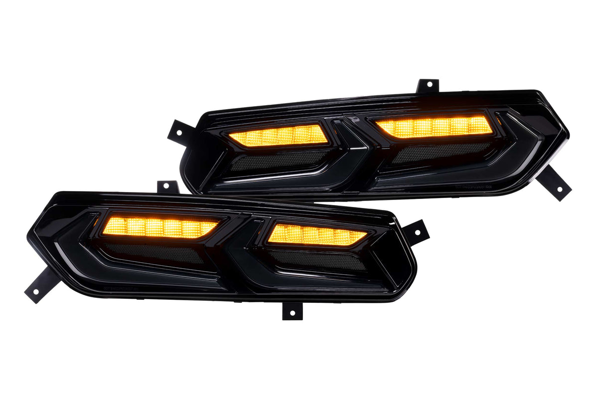 XB LED Tail Lights: Corvette C7 (14-19 / Smoked Lens Facelift / Set)